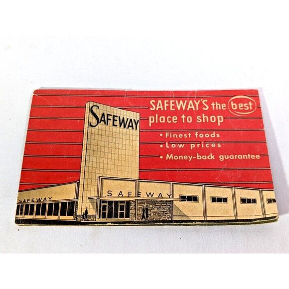 Vintage Safeway Supermarket Complimentary Sewing Needle Pack with Needles - Picture 1 of 3
